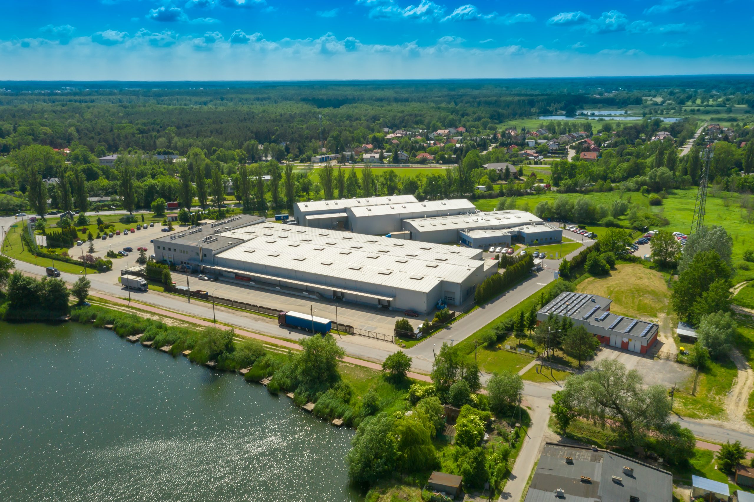 Aerial overview of logistics centre op centre