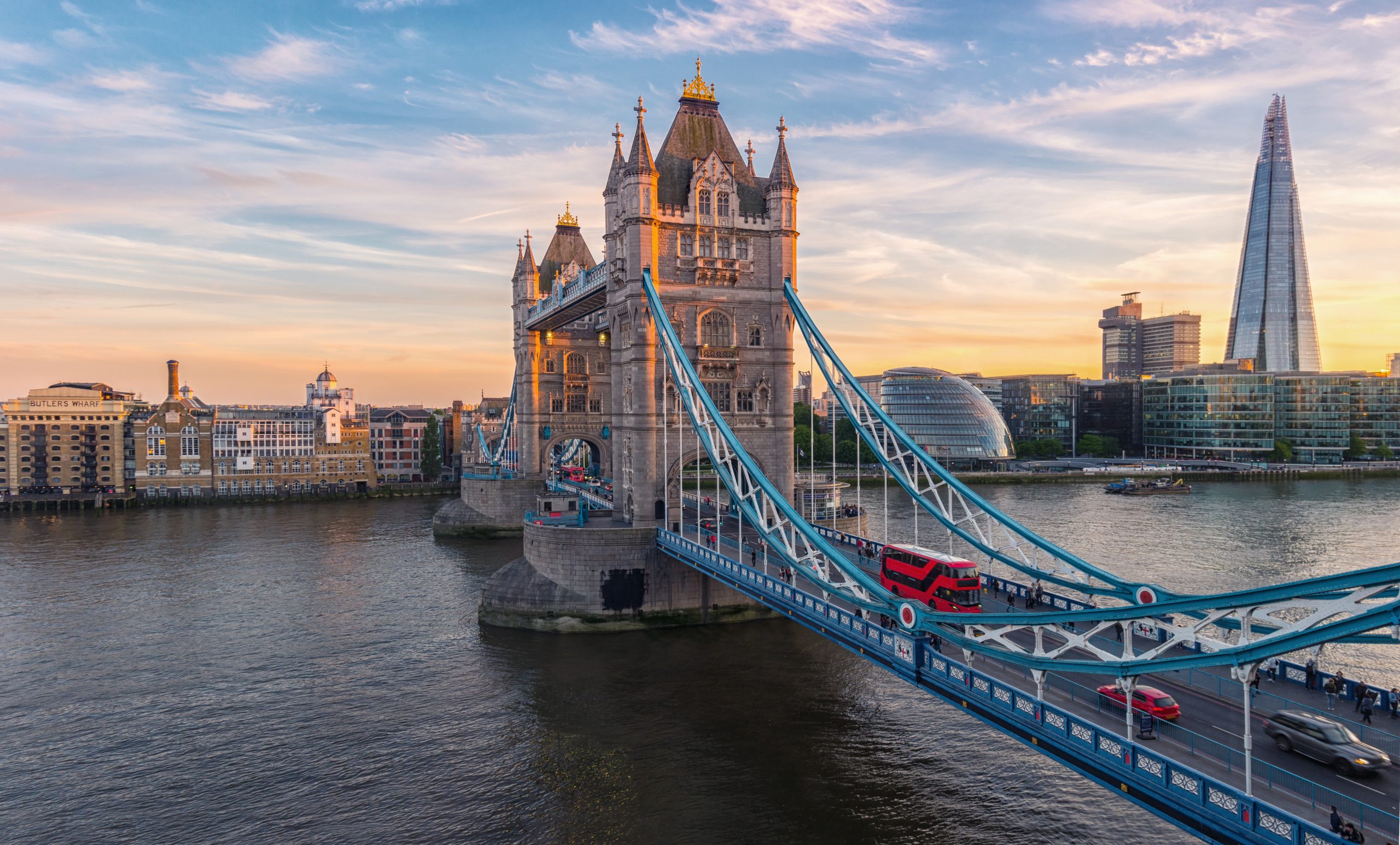 Tower Bridge London bus