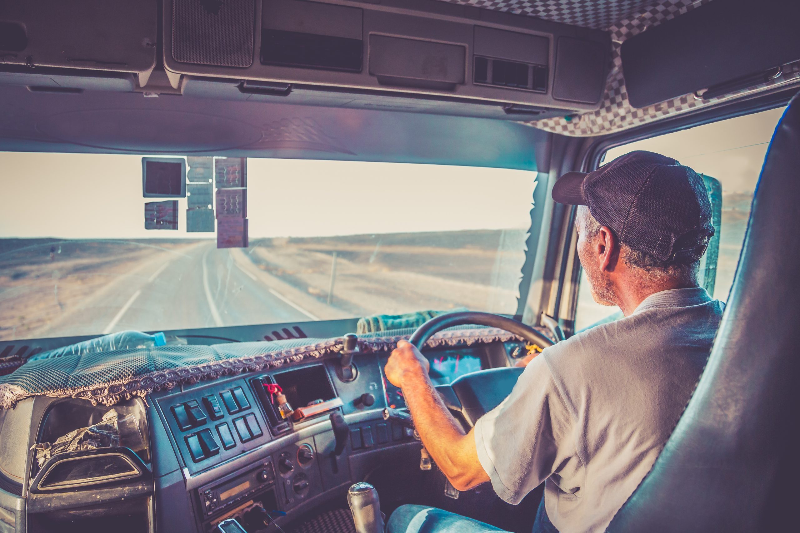 truck driver on the road
