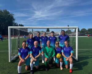 Backhouse Jones takes to the pitch for Transaid Cup 2025