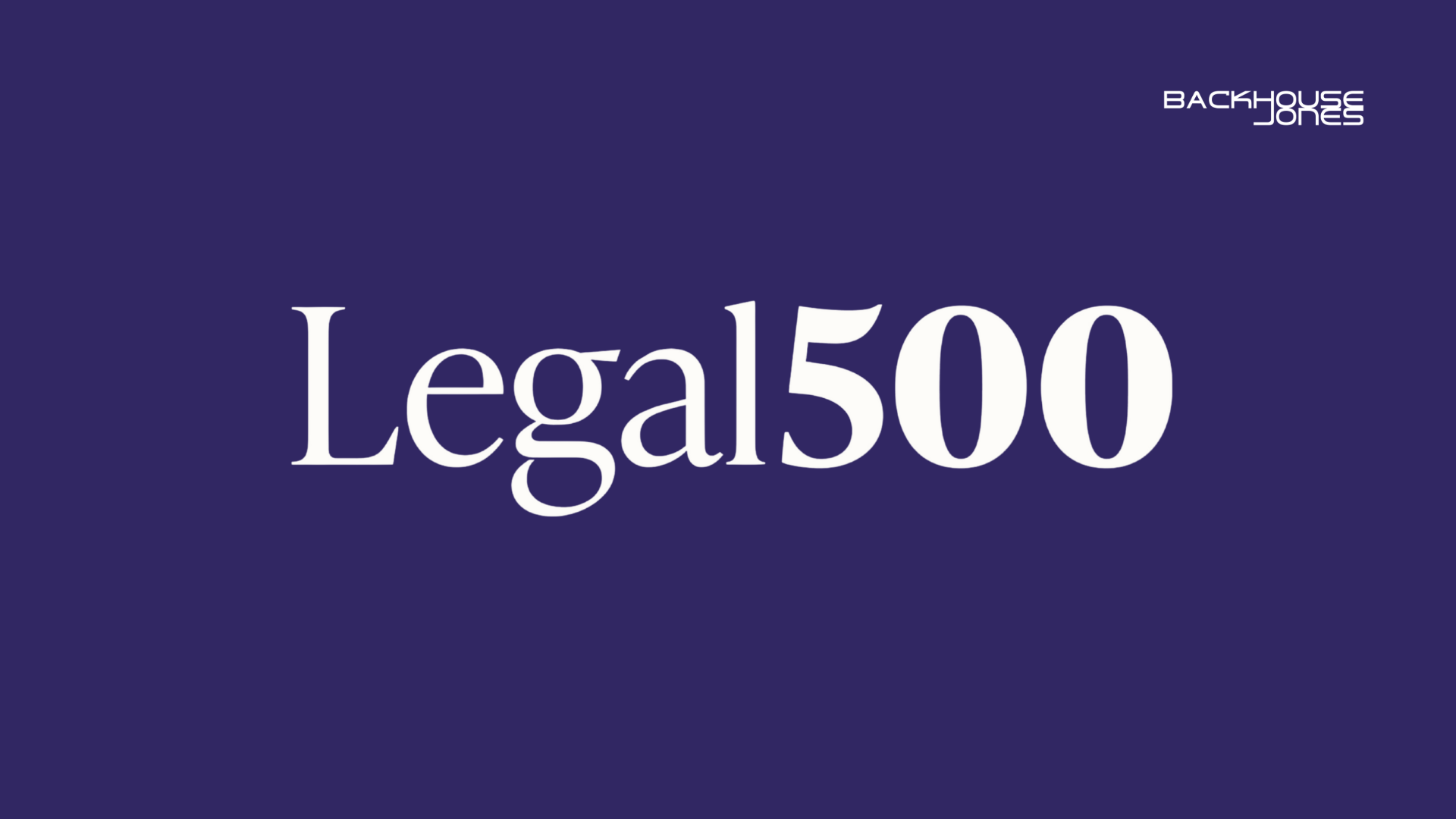 Backhouse Jones recognised in Legal 500 2026 for Transport, Commercial Litigation, and Employment.